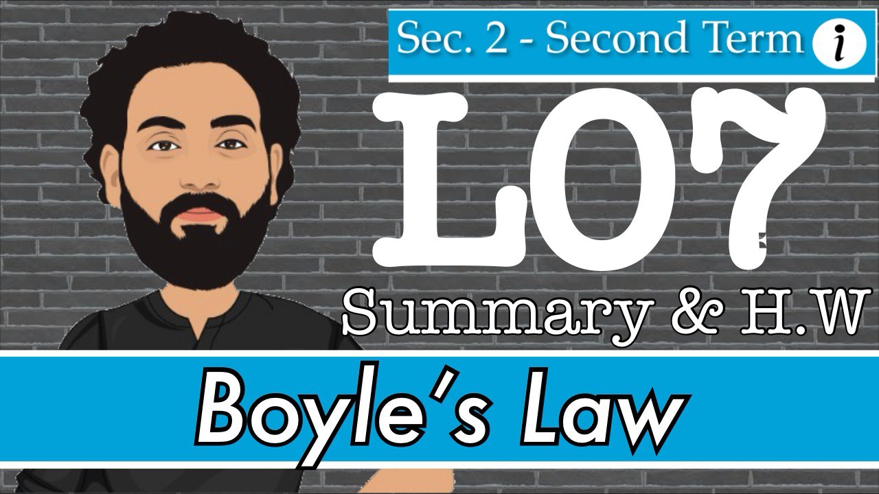 S2-T2-L07 Boyle's Law (Summary & H.W)